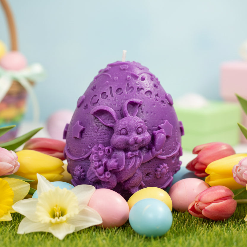Scented Purple Decorative Easter Egg