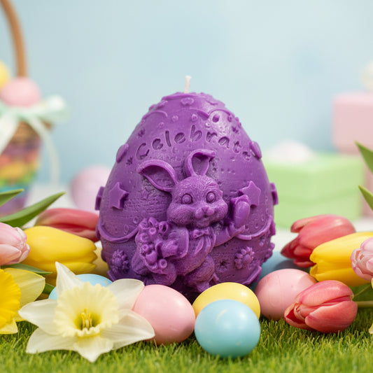 Scented Purple Decorative Easter Egg
