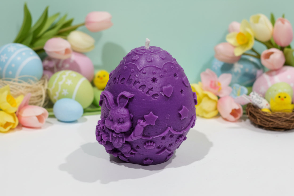 Scented Purple Decorative Easter Egg
