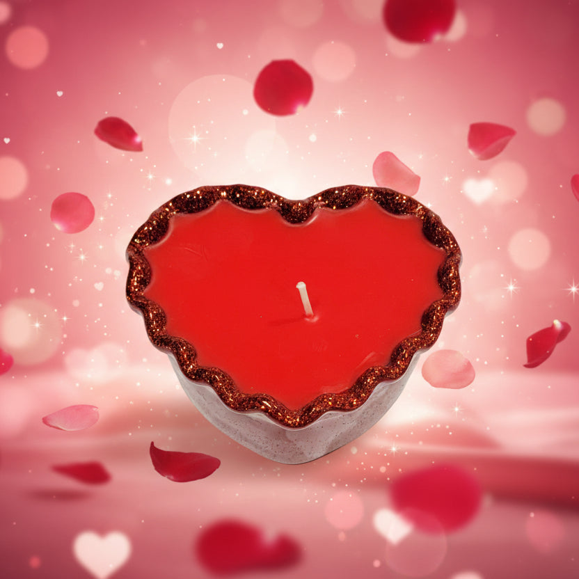 5oz Heart Shape Scented Candle