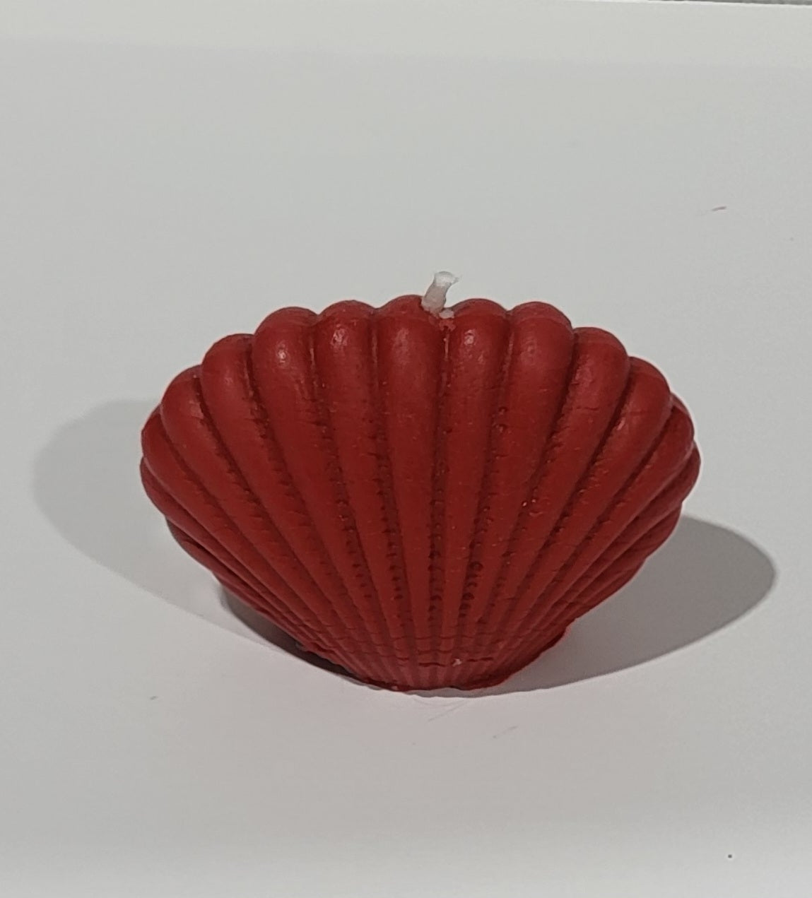 Small Red Shell Candle