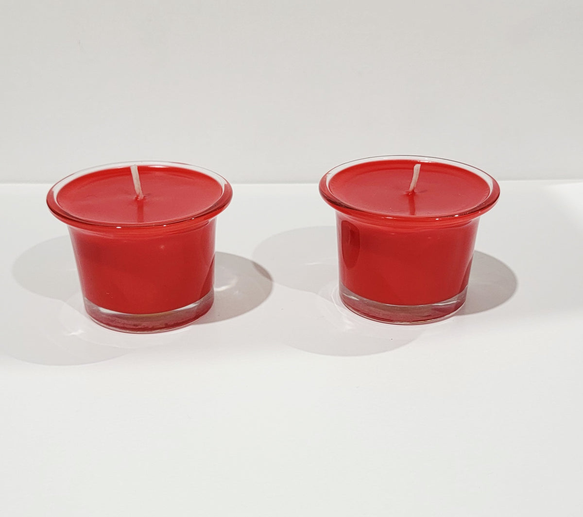 Set of Red Rose 2 oz Scented Candles