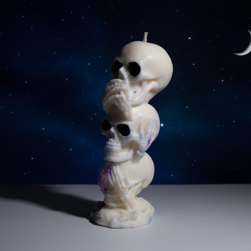 Skeleton Totem Candle