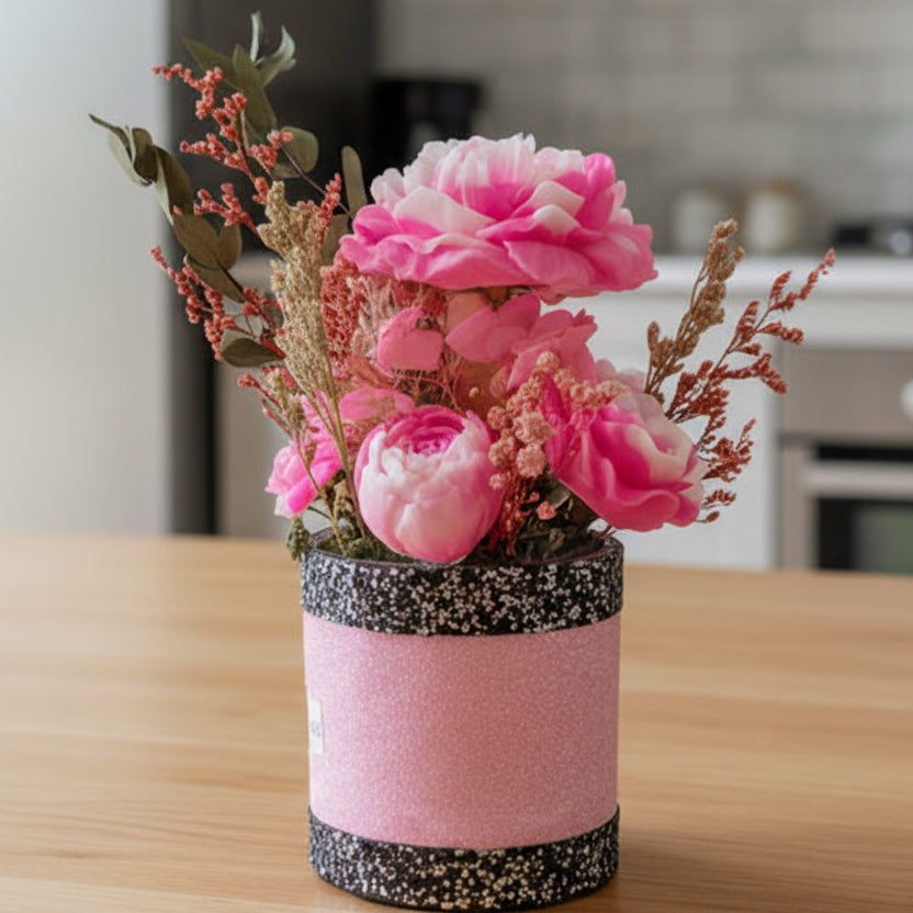 Floral Wax Melt Bouquet – Pink & White