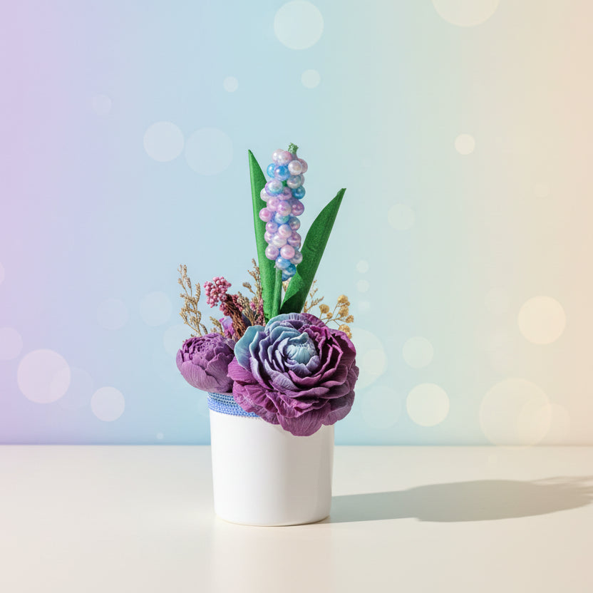 Floral Wax Melt Bouquet for Home Décor