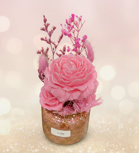 Lily Blossom Wax Melt Arrangement