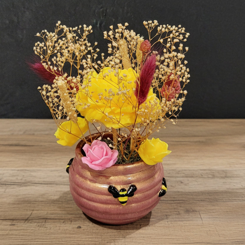 Summer Bloom Wax Melt Bouquet in Honey Pot Design