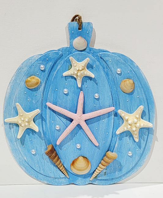Shell Pumpkin Decoration