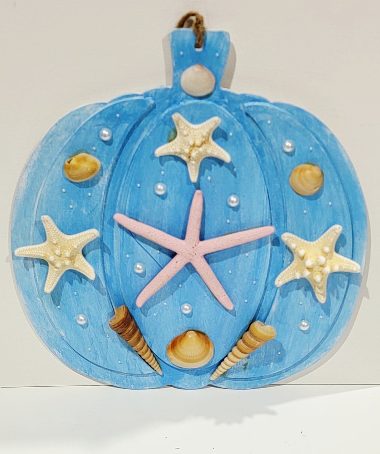 Shell Pumpkin Decoration