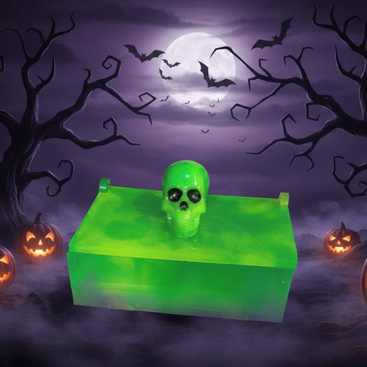 Toxic Green Skull Box