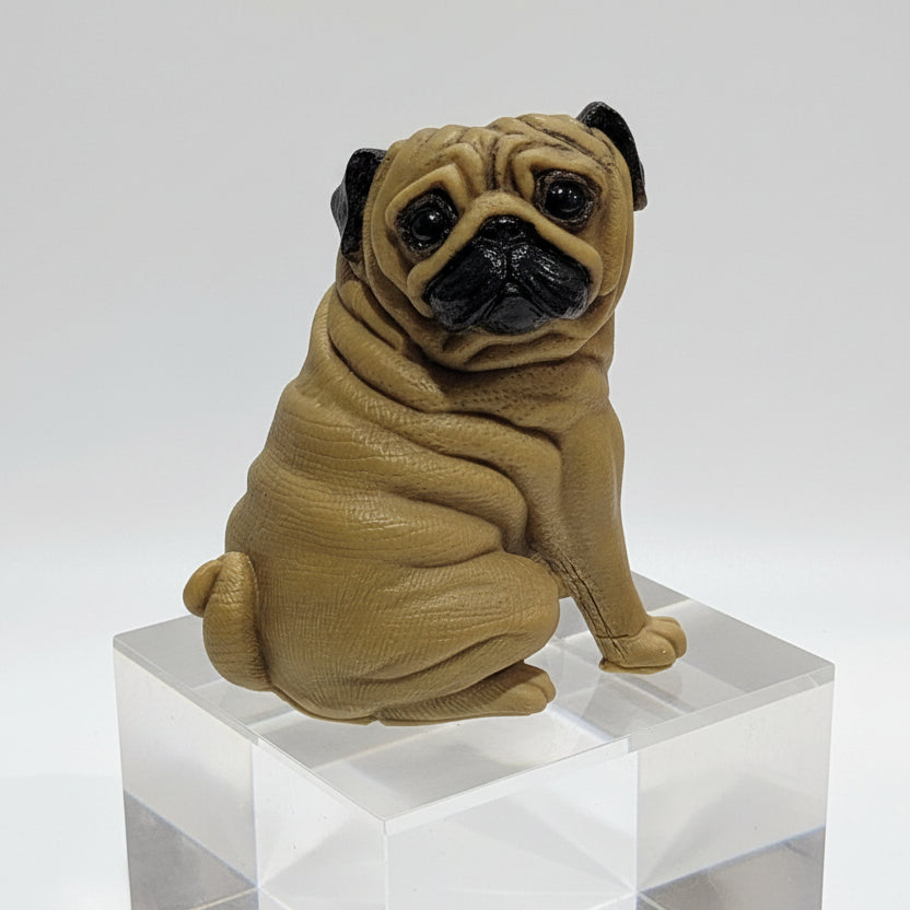 Pug Candle