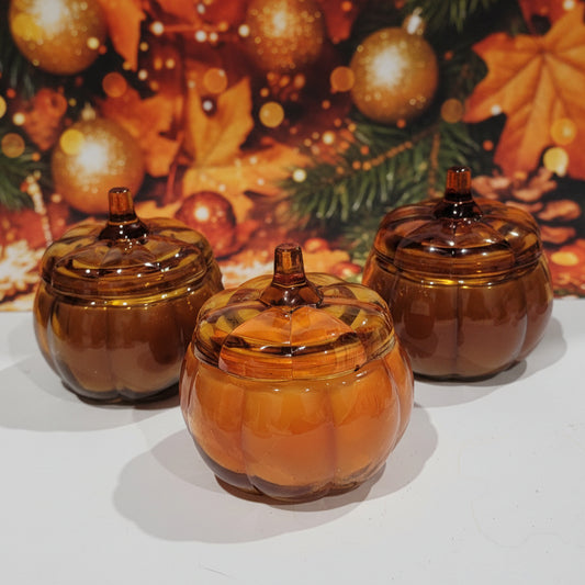Pumpkin Spice Scented Candle – Compact 6 oz Home Fragrance