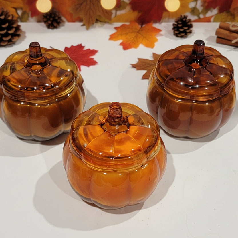 Pumpkin Spice Scented Candle – Compact 6 oz Home Fragrance