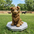 Cute Collie Sculptural Candle