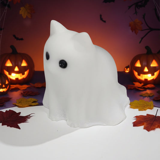 Cute Ghost Cat Mini Sculpture