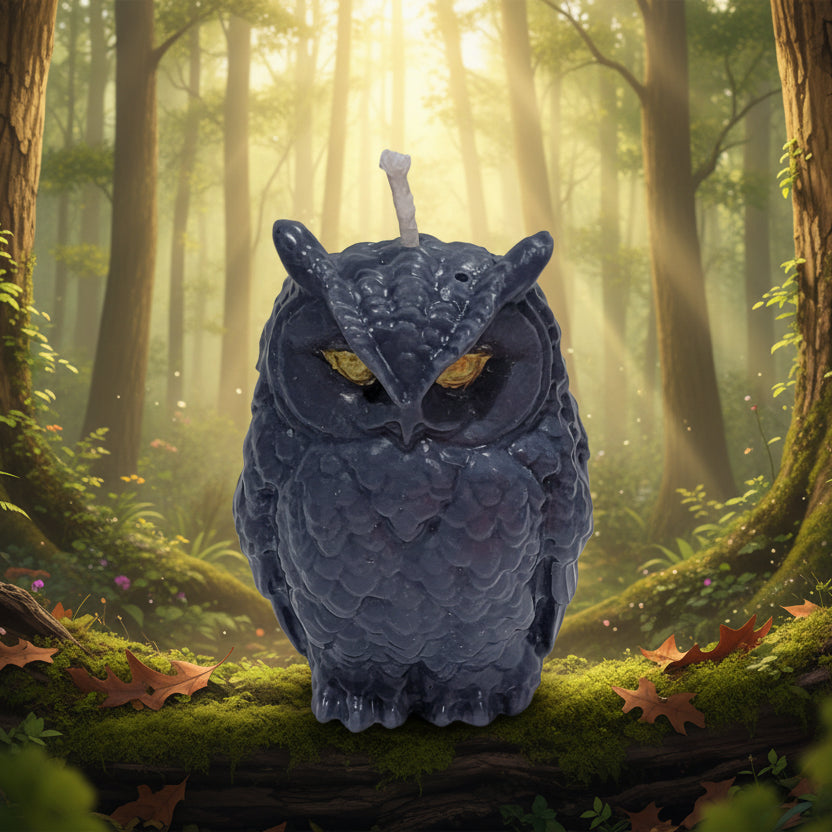 Owl Candle