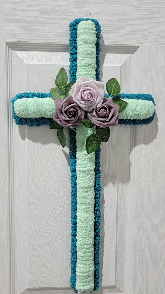 Green Easter Cross