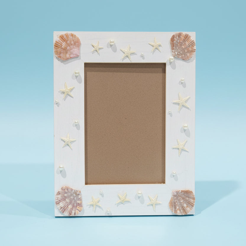 Coastal Shell Picture Frame – Beach‑Inspired