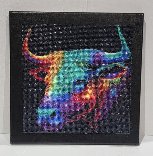 Vibrant Bull Diamond Painting