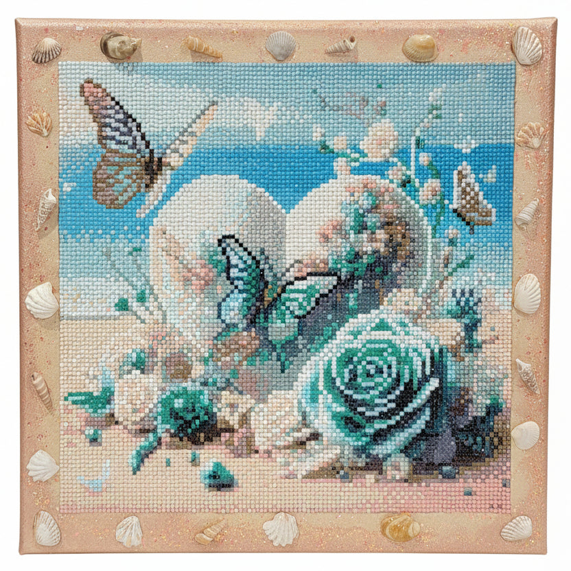Heart in the Sand Beach Artwork
