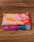 Handcrafted Rainbow Resin Box