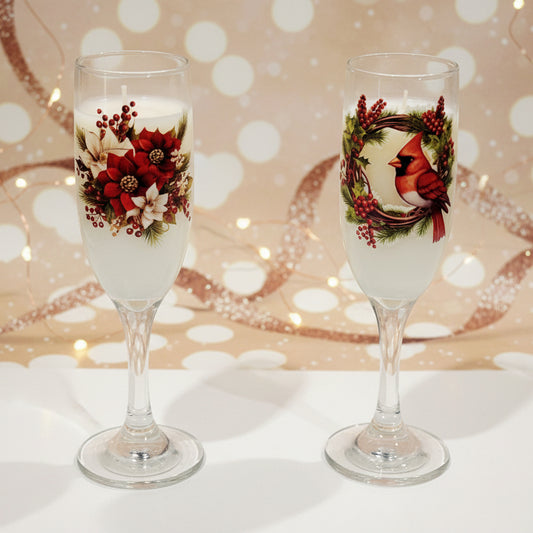 Champagne Scented Candle Set – 4oz Each