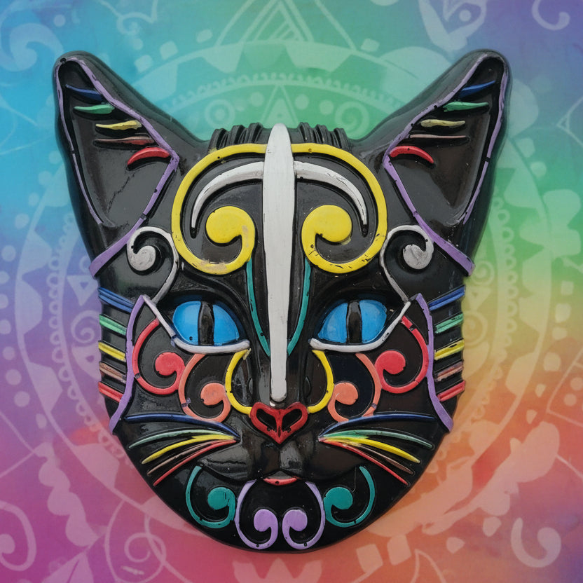 Cat Face Wall Hanging