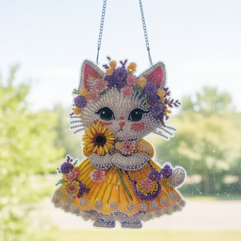 Pretty Kitty Window Hanger