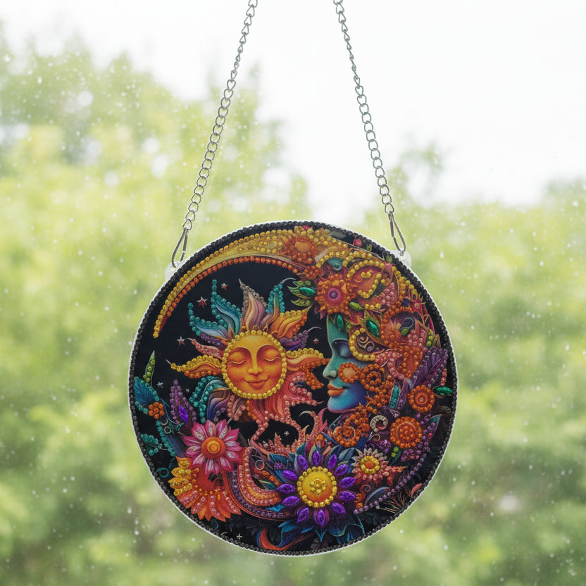Colorful Sun and Moon Hanger