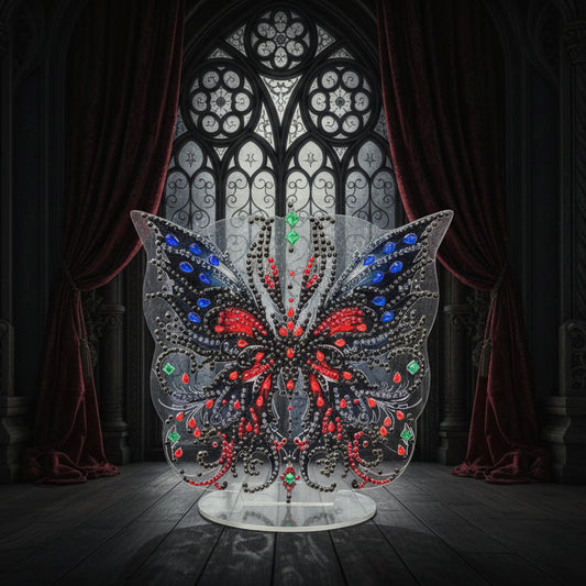 Mystic Gothic Butterfly Tabletop Art