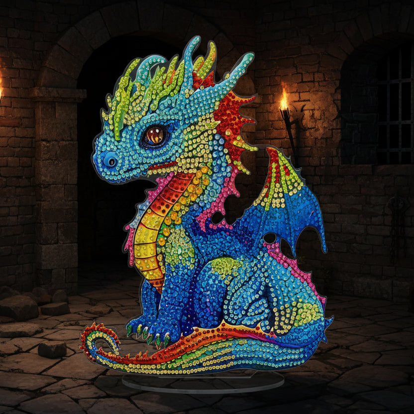 Fantasy Dragon Diamond Art Decor