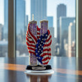 Patriotic Twin Towers Diamond Art Stand (Double‑Sided)