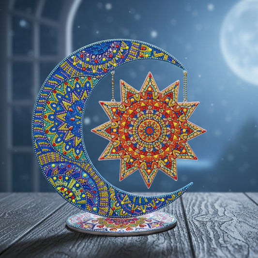 Celestial Harmony Double‑Sided Diamond Art Stand