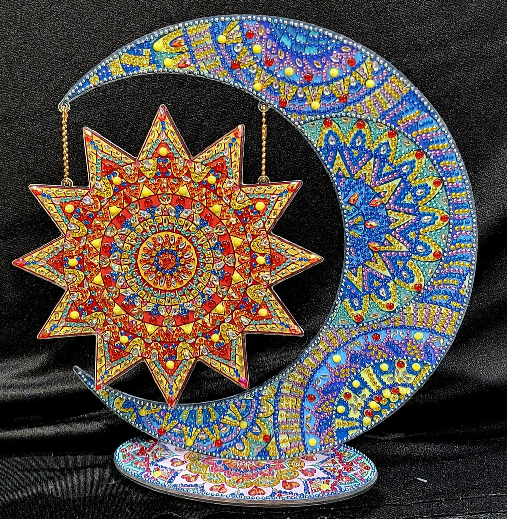 Celestial Harmony Double‑Sided Diamond Art Stand