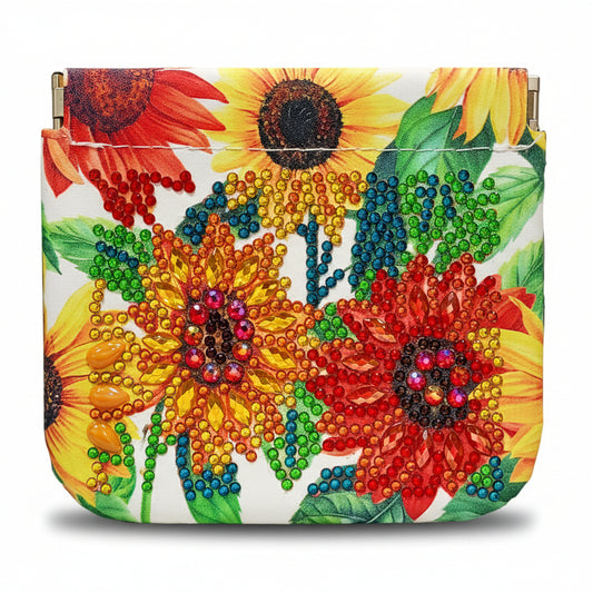 Sunny Sunflower Change Purse – Vibrant Floral Essentials Holder