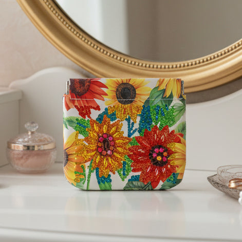 Sunny Sunflower Change Purse – Vibrant Floral Essentials Holder