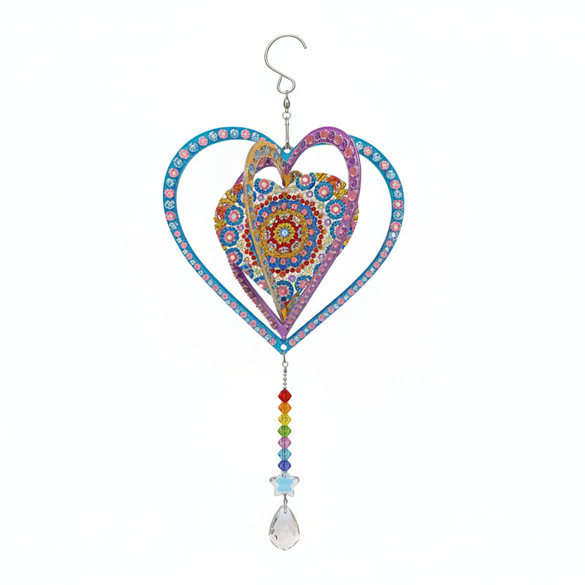 Sparkling Heart Suncatcher
