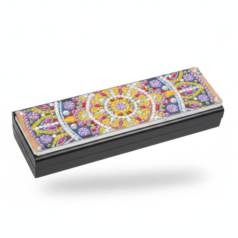 Shimmering Diamond Art Eyewear Case