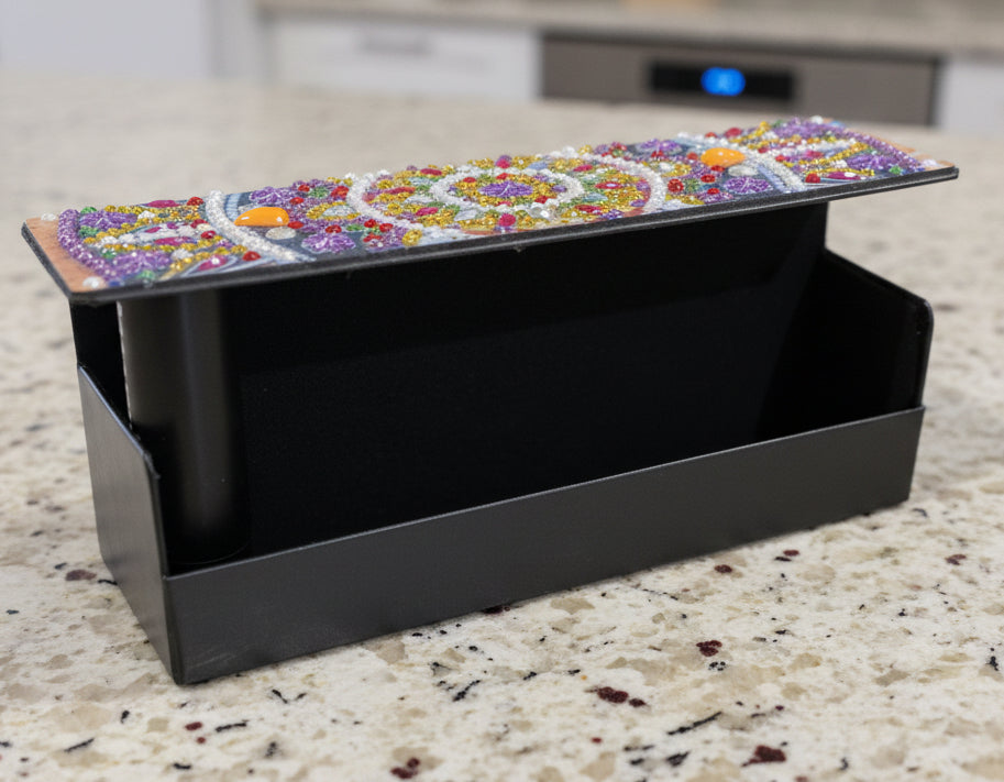 Shimmering Diamond Art Eyewear Case