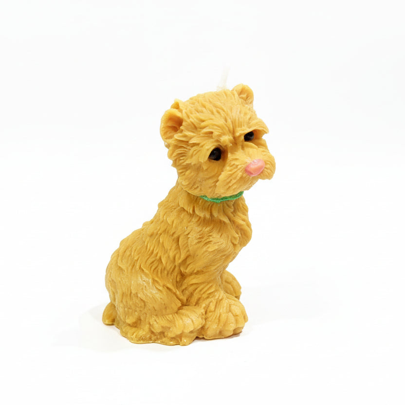 Terrier Dog Decorative Candle
