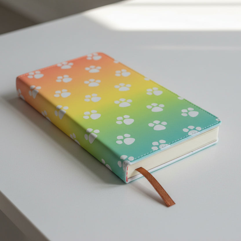 Paw Print Notebook – Cute Journal for Pet Lovers