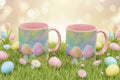 Pink Easter Egg Coffee Mug 11 oz