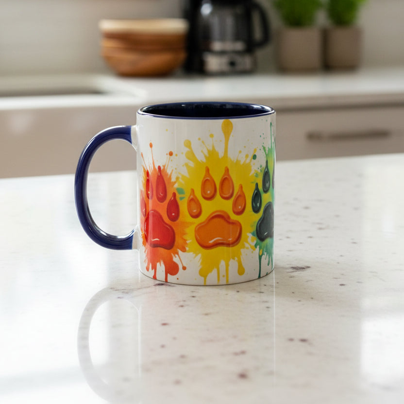 Paw Print Coffee Mug
