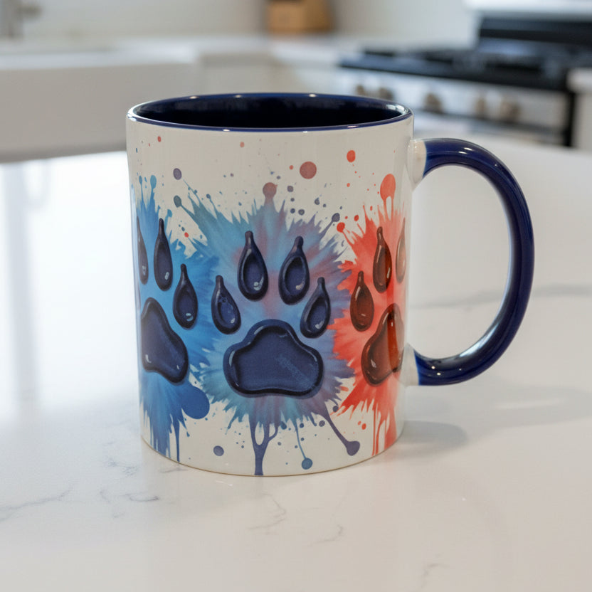 Paw Print Coffee Mug