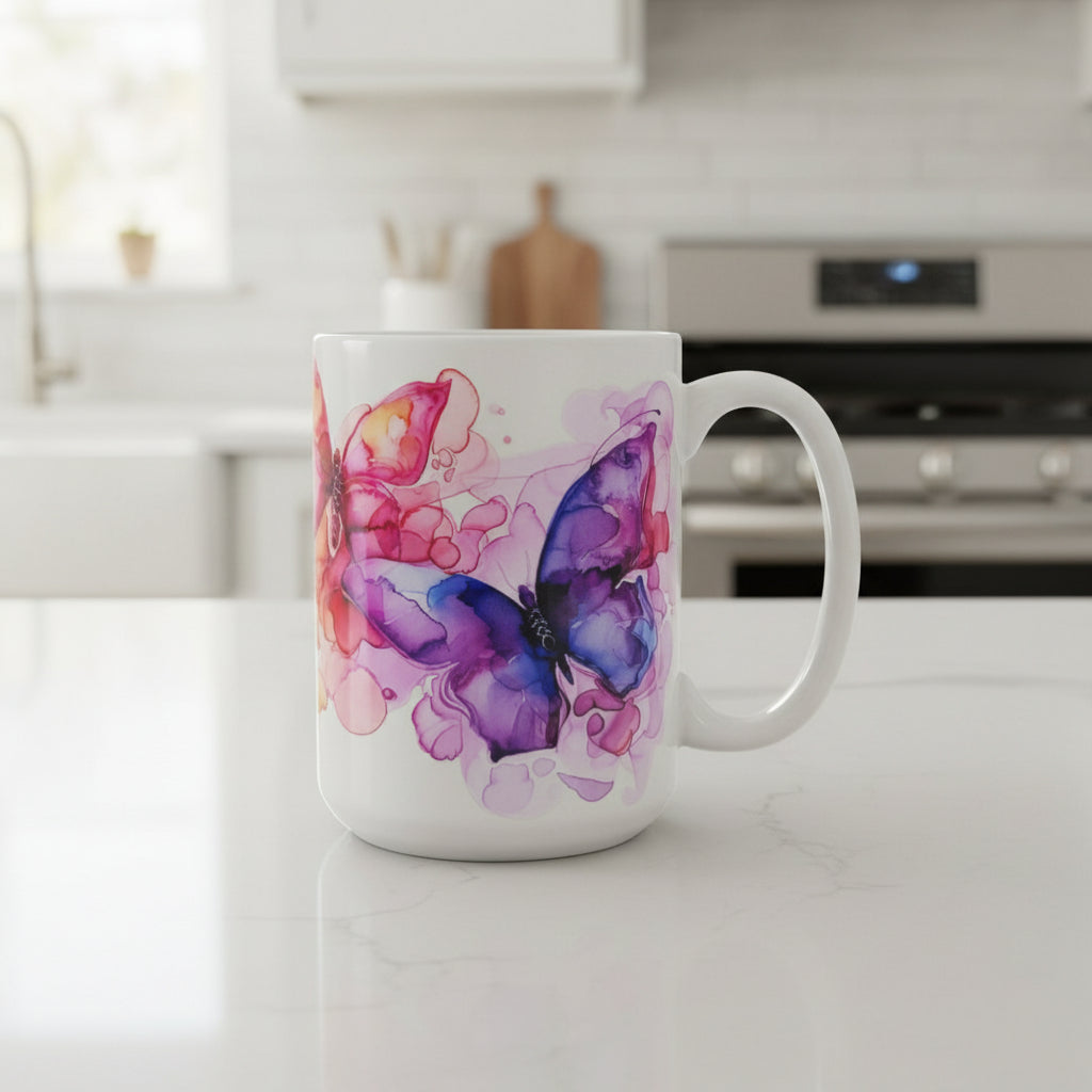 Butterfly 15oz Mug
