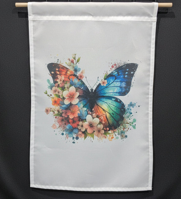 Butterfly Yard Flag – Vibrant 18" × 12" Outdoor Decor