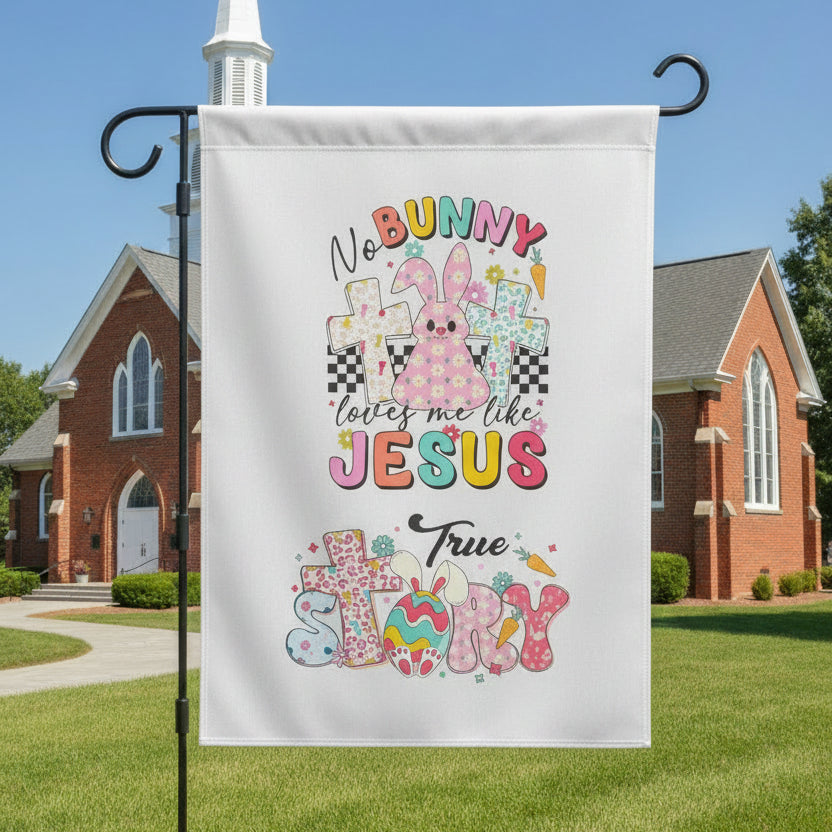 Easter Yard Flag – Bright 12" × 18" Outdoor Spring Decor
