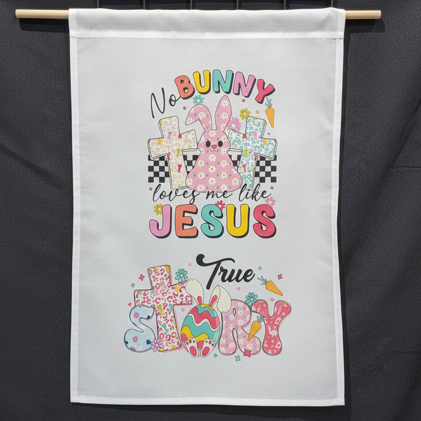 Easter Yard Flag – Bright 12" × 18" Outdoor Spring Decor