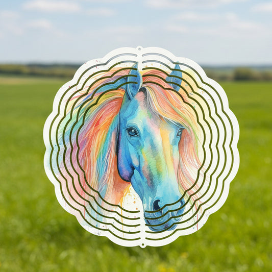 8" Horse Decorative Spinner