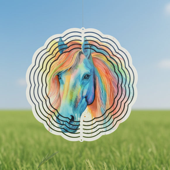 8" Horse Decorative Spinner